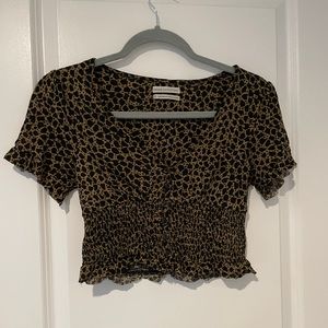 UO crop blouse